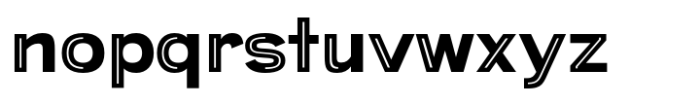 Provoke Partial-Inline-Thin Font LOWERCASE