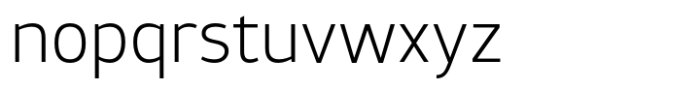 Prox Extra Light Font LOWERCASE