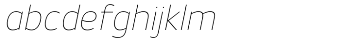 Prox Hairline Italic FONT