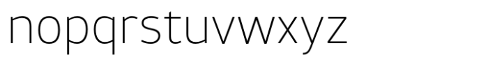 Prox Thin Font LOWERCASE
