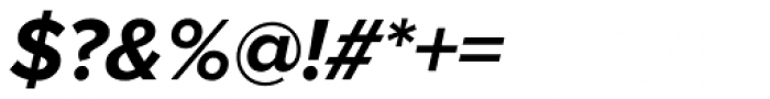 Proxima Nova A Bold Italic Font OTHER CHARS