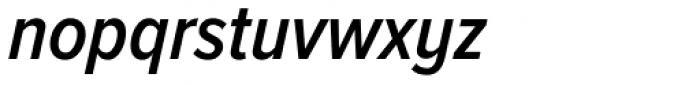 Proxima Nova A Cond SemiBold Italic Font LOWERCASE