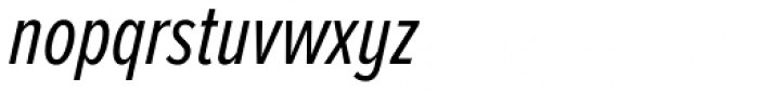 Proxima Nova A ExtraCond Italic Font LOWERCASE