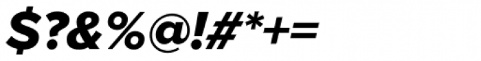 Proxima Nova ExtraBold Italic Font OTHER CHARS