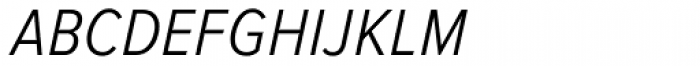 Proxima Nova S Cond Light Italic Font LOWERCASE