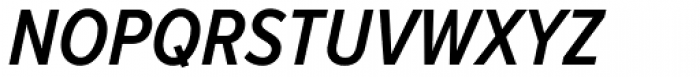 Proxima Nova S Cond SemiBold Italic Font UPPERCASE