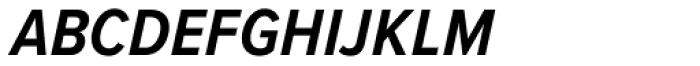 Proxima Nova S Cond SemiBold Italic Font LOWERCASE