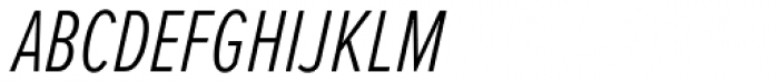 Proxima Nova S ExtraCond Light Italic Font UPPERCASE