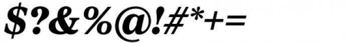 Proxima Sera Extrabold Italic Font OTHER CHARS