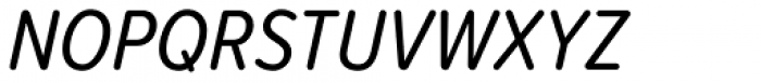 Proxima Soft Cond Italic Font UPPERCASE