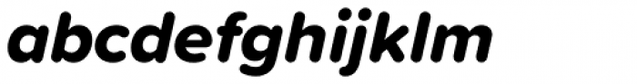 Proxima Soft ExtraBold Italic Font LOWERCASE