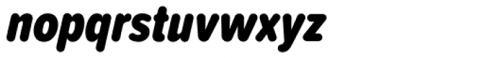 Proxima Soft ExtraCond Black Italic Font LOWERCASE