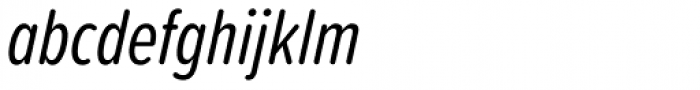 Proxima Soft ExtraCond Italic Font LOWERCASE