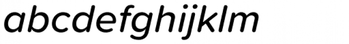 Proxima Soft Medium Italic Font LOWERCASE