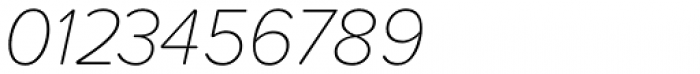 Proxima Soft Thin Italic Font OTHER CHARS