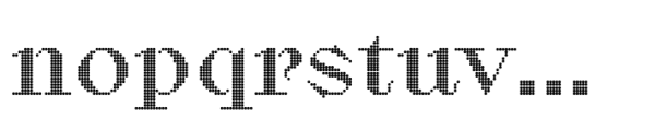 Proximity D Bold 100 Font LOWERCASE