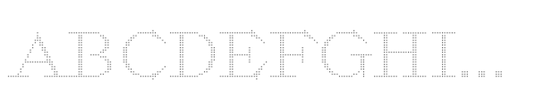 Proximity D Light 25 Font UPPERCASE