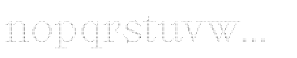 Proximity D Light 25 Font LOWERCASE