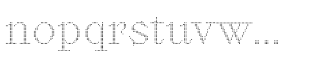 Proximity D Light 50 Font LOWERCASE