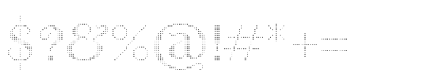 Proximity D Regular 25 Font OTHER CHARS