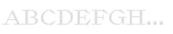 Proximity D Regular 25 Font UPPERCASE