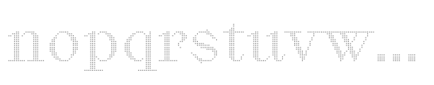 Proximity D Regular 25 Font LOWERCASE