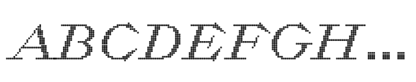 Proximity D Regular Italic 100 Font