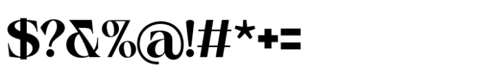 Proxina Font OTHER CHARS