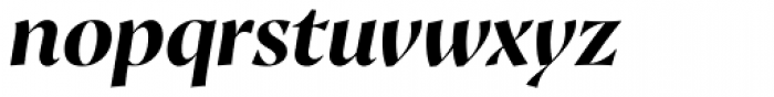 Proza Display Bold Italic Font LOWERCASE