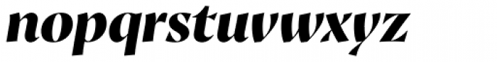 Proza Display Extra Bold Italic Font LOWERCASE