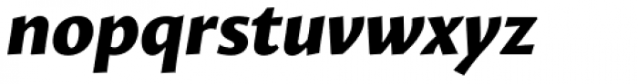 Proza ExtraBold Italic Font LOWERCASE