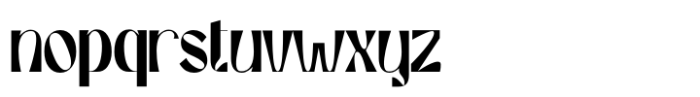 Pruaniam Font LOWERCASE