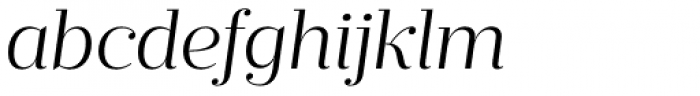 Prumo Deck Light Italic Font LOWERCASE