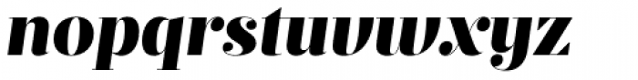 Prumo Display Black Italic Font LOWERCASE