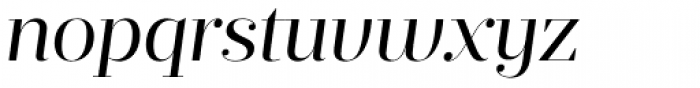 Prumo Display Book Italic Font LOWERCASE
