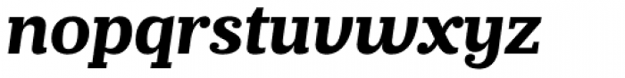 Prumo Slab Bold Italic Font LOWERCASE