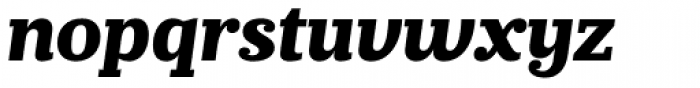 Prumo Slab ExtraBold Italic Font LOWERCASE