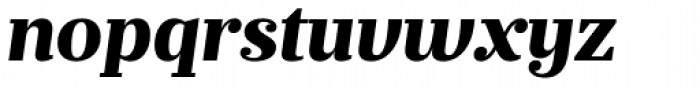 Prumo Text ExtraBold Italic Font LOWERCASE