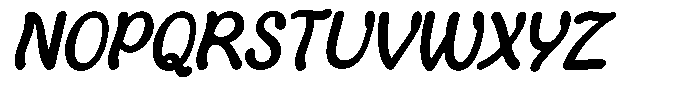 Pryella Modiste Slant Font UPPERCASE