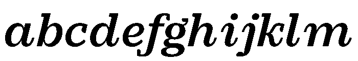 PracticalSerif BoldItalic FONT