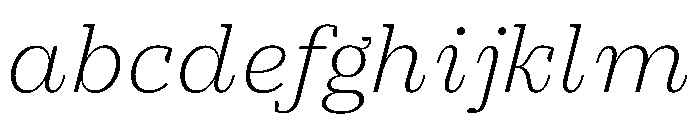 PracticalSerif ExtralightItalic FONT