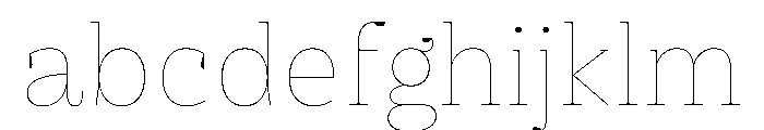 PracticalSerif Hairline FONT