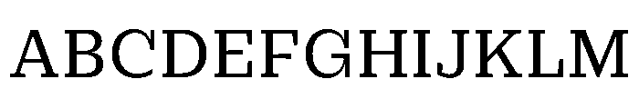 PracticalSerif Medium Font UPPERCASE