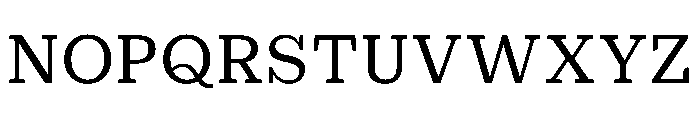 PracticalSerif Medium Font UPPERCASE