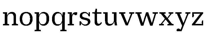 PracticalSerif Medium Font LOWERCASE