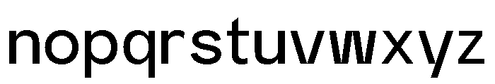 PracticeSans Regular Font LOWERCASE