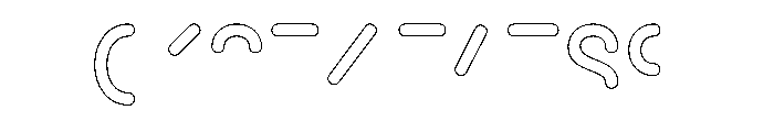 Prlettres Outline1 Font OTHER CHARS