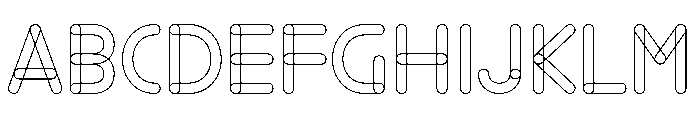 Prlettres Outline FONT
