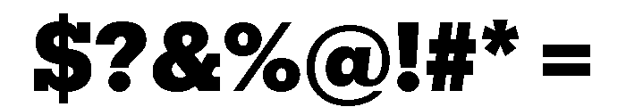 Produkt Black Font OTHER CHARS