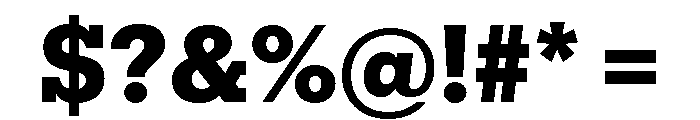Produkt Bold Font OTHER CHARS